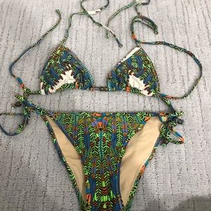 Printed Mara Hoffman bikini size small
